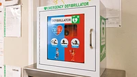 Defibrillator at Middlesbrough Depot